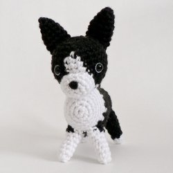 (image for) AmiDogs Boston Terrier amigurumi crochet pattern