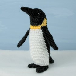 Emperor Penguin Family amigurumi crochet patterns (adult & baby)