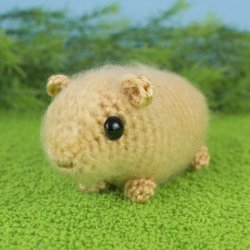 Baby Guinea Pigs - four amigurumi crochet patterns