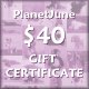 $40 PlanetJune Gift Certificate