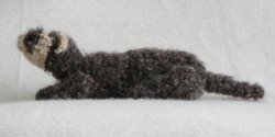 (image for) Fuzzy Ferret amigurumi crochet pattern