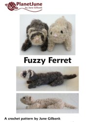 Fuzzy Ferret amigurumi crochet pattern