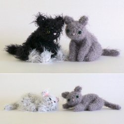 Fuzzy Kitten amigurumi crochet pattern