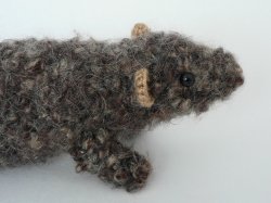 (image for) Fuzzy Rat amigurumi crochet pattern