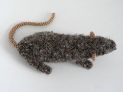 (image for) Fuzzy Rat amigurumi crochet pattern