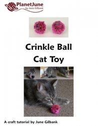 Crinkle Ball Cat Toy DONATIONWARE craft tutorial