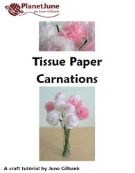 (image for) Tissue Paper Carnations DONATIONWARE paper craft tutorial