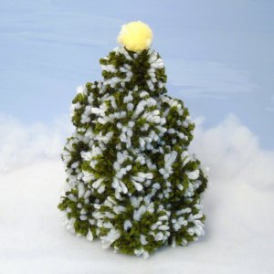 Pom-Pom Christmas Tree DONATIONWARE craft tutorial