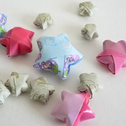 (image for) Lucky Wishing Stars DONATIONWARE origami craft tutorial