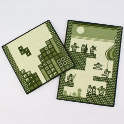 (image for) Classic Tetris - two DONATIONWARE cross stitch patterns