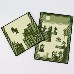 (image for) Classic Tetris - two DONATIONWARE cross stitch patterns