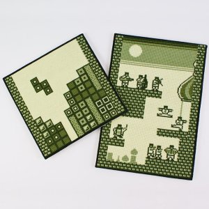 (image for) Classic Tetris - two DONATIONWARE cross stitch patterns