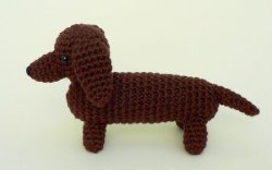 AmiDogs Dachshund amigurumi crochet pattern