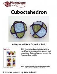 Polyhedral Balls & Cuboctahedron - SIX crochet patterns
