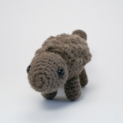 (image for) Ankylosaurus - amigurumi dinosaur crochet pattern