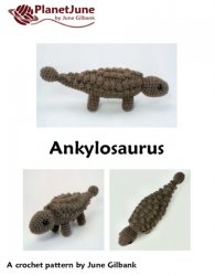 Ankylosaurus - amigurumi dinosaur crochet pattern