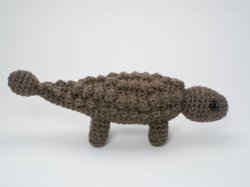 Ankylosaurus - amigurumi dinosaur crochet pattern