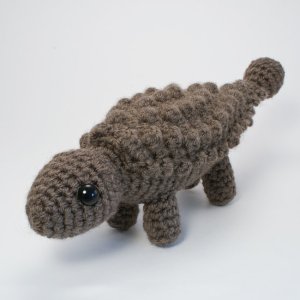 Ankylosaurus - amigurumi dinosaur crochet pattern