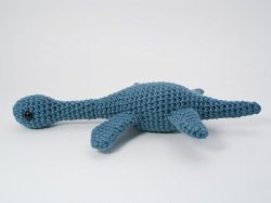 (image for) Plesiosaurus - amigurumi dinosaur crochet pattern