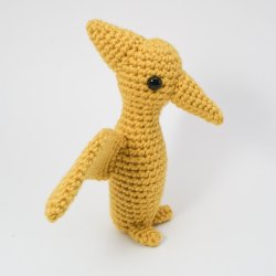 (image for) Pteranodon - amigurumi dinosaur crochet pattern