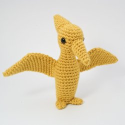 (image for) Pteranodon - amigurumi dinosaur crochet pattern