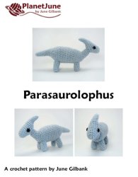 Parasaurolophus - amigurumi dinosaur crochet pattern