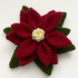 Poinsettia DONATIONWARE crochet pattern