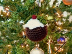 (image for) Christmas Pudding DONATIONWARE crochet pattern