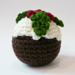 Christmas Pudding DONATIONWARE crochet pattern