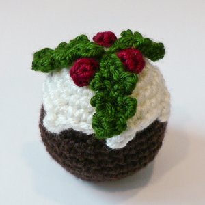 Christmas Pudding DONATIONWARE crochet pattern