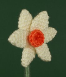 Daffodils DONATIONWARE flower crochet pattern