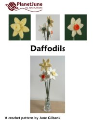 Daffodils DONATIONWARE flower crochet pattern