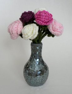 Basic Rose DONATIONWARE flower crochet pattern