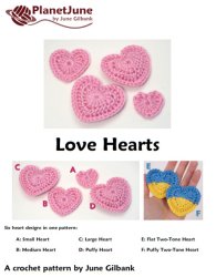 (image for) Love Hearts DONATIONWARE crochet pattern