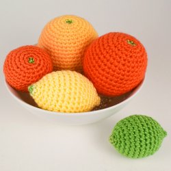 (image for) Amigurumi Citrus Collection DONATIONWARE crochet pattern
