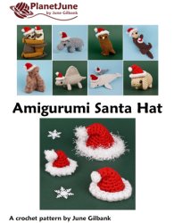 (image for) Amigurumi Santa Hat DONATIONWARE crochet pattern