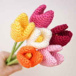 Tulips DONATIONWARE crochet pattern