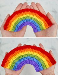 Happy Rainbows DONATIONWARE crochet pattern