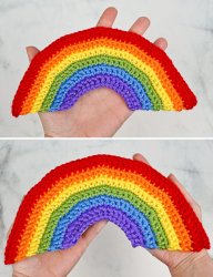 (image for) Happy Rainbows DONATIONWARE crochet pattern