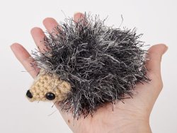 Fuzzy Hedgehog DONATIONWARE crochet pattern