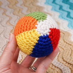 Amigurumi Beach Ball DONATIONWARE crochet pattern