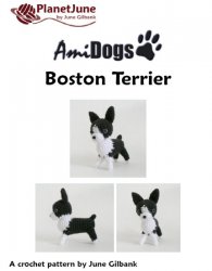 AmiDogs Boston Terrier amigurumi crochet pattern