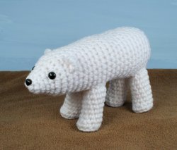 Black, Brown & Polar Bears: THREE amigurumi crochet patterns