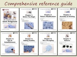 (image for) The Complete Guide to Giant Amigurumi - a crochet ebook by June Gilbank