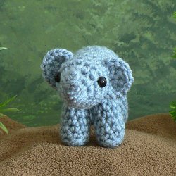 (image for) AfricAmi Elephant amigurumi crochet pattern