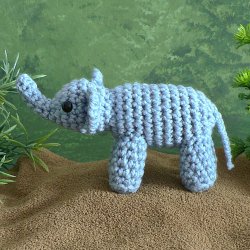 (image for) AfricAmi Elephant amigurumi crochet pattern