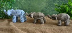 (image for) AfricAmi Elephant amigurumi crochet pattern