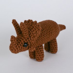 Pentaceratops amigurumi dinosaur EXPANSION PACK crochet pattern