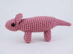 Protoceratops amigurumi dinosaur EXPANSION PACK crochet pattern