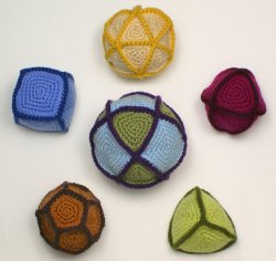 (image for) Cuboctahedron EXPANSION PACK crochet pattern